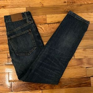 Madewell perfect vintage crop jeans